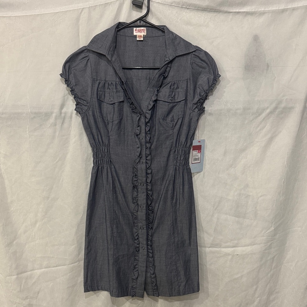 Mossimo Supply Co. Denim Blue Shirt